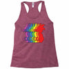 Goku Rainbow Racerback Tank