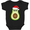 santa avocado Baby Bodysuit