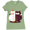 breakfast friends forever Ladies Fitted T-Shirt
