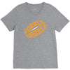 gobble gobble football herren V-Neck Tee