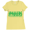 jake paulers green Ladies Fitted T-Shirt
