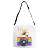 Ceremony of Love with Rainbow Colors Adjustable Strap Totes