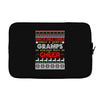santa only comes once a year gramps is always here to cheer Laptop sleeve