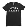 Vegan For The Planet Ladies Fitted T-Shirt