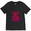 star spangled hammered V-Neck Tee