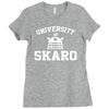 university of skaro Ladies Fitted T-Shirt