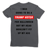 i was going to be a trump voter for halloween but my head wouldn't fit Ladies Fitted T-Shirt