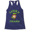 lucky charm 2 Racerback Tank