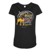 my boxer stole my heart Maternity Scoop Neck T-shirt
