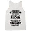 Super Cool Stepdad Of A Freaking Awesome Granddaughter Tank Top