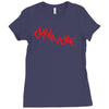 carnivore logo red Ladies Fitted T-Shirt