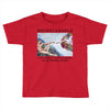 Michelangelo Creation of Adam Toddler T-shirt