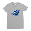 diamond blu Ladies Fitted T-Shirt