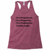Revolution I Write Code Racerback Tank