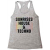 Sunrises House &amp; Techno Racerback Tank