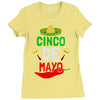 cinco de mayo fiesta mexican holiday Ladies Fitted T-Shirt