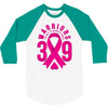 end breast cancer   39 warriors 3/4 Sleeve Shirt