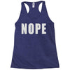 nope (2) Racerback Tank