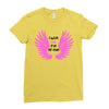 i wear pink for my mom Ladies Fitted T-Shirt