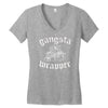 gangsta wrapper Women's V-Neck T-Shirt