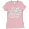 feminist agenda Ladies Fitted T-Shirt