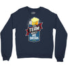 drinking beer Crewneck Sweatshirt