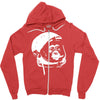 astronaut monkey Zipper Hoodie