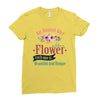 An August Girl Like A Flowers Ladies Fitted T-Shirt