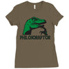 philosoraptor (2) Ladies Fitted T-Shirt