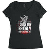 Life After Death Touch My Family And Find Out Women's Triblend Scoop T-shirt