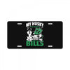 my husky is in charge! License Plate