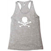 skull skeleton Racerback Tank