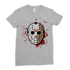 jason voorhees mask Ladies Fitted T-Shirt