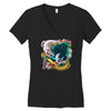 dragons by my side Women's V-Neck T-Shirt