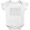 hooray sports win points Baby Onesie