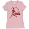 touch down funny Ladies Fitted T-Shirt