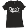 uncle since 2015 Ladies Fitted T-Shirt