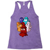 pac man ghost monsters Racerback Tank