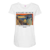 Edvard Munch Skrik Maternity Scoop Neck T-shirt