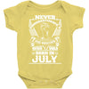 Never Underestimate Dog Rescuer Who Was Born July Baby Onesie