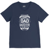 Super Cool Dad Of A Freaking Awesome Daughter V-Neck Tee