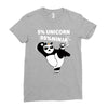 5 Percent Unicorn 95 Percent Ninja Ladies Fitted T-Shirt