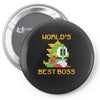 World's Best Boss Mario Pin-back button