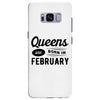 Queens are Born in February Samsung Galaxy S8 Plus