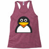 penguin face Racerback Tank