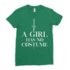 a girl has no costume Ladies Fitted T-Shirt