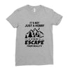 It's Not Just A Hobby It Is My Escape From Reality Ladies Fitted T-Shirt