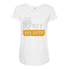 hey you guys Maternity Scoop Neck T-shirt