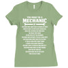 You Might Be A Mechanic If Ladies Fitted T-Shirt