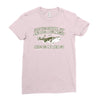 she was short, fat and had a big mouth! Ladies Fitted T-Shirt